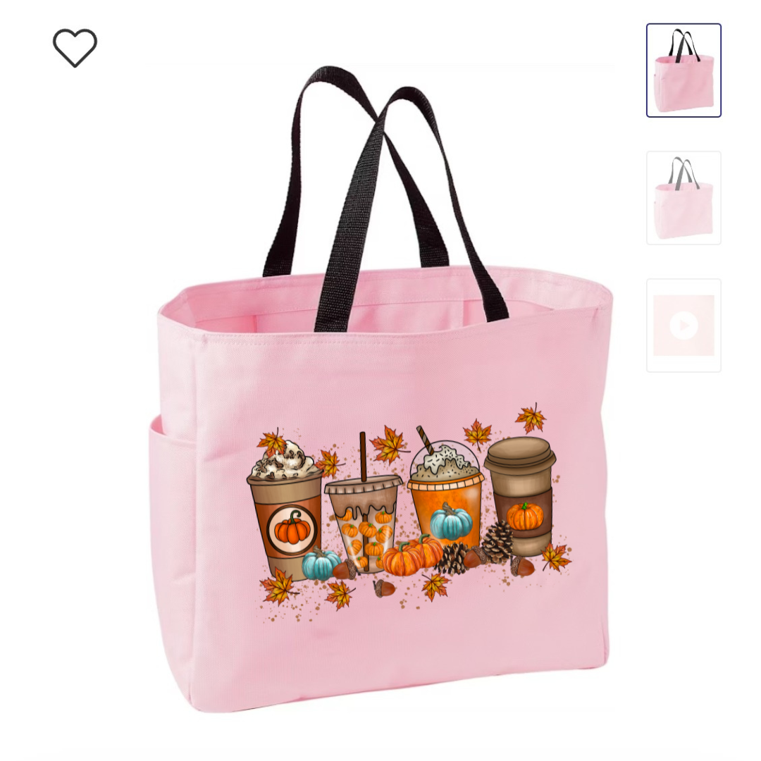 Pumpkin Latte Essential Tote