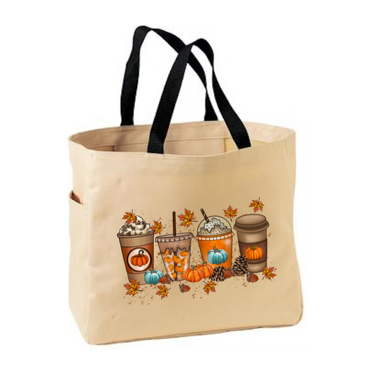 Pumpkin Latte Essential Tote